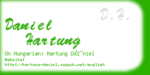 daniel hartung business card